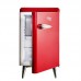 Retro Seri Blok Kapı 43 Lt. Minibar Kırmızı Renk