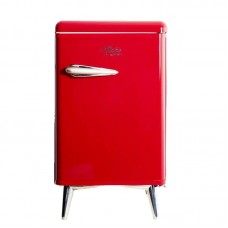 Retro Seri Blok Kapı 43 Lt. Minibar Kırmızı Renk