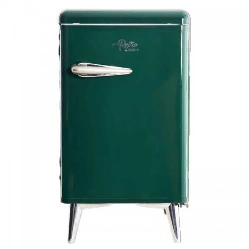 Retro Seri Blok Kapı 43 Lt. Minibar Yeşil Renk