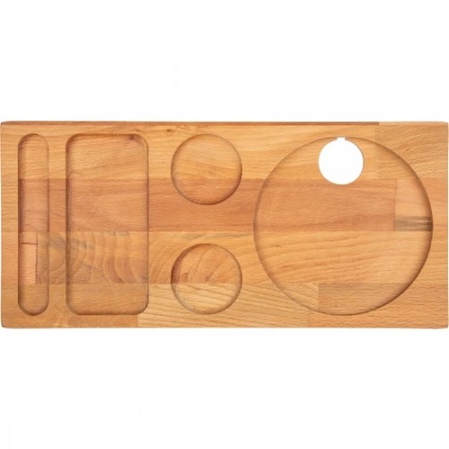 AHŞAP STANDART KARŞILAMA TEPSİ